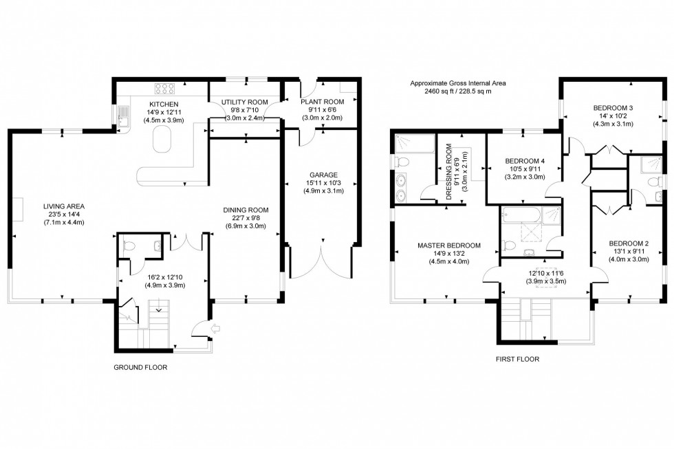 Floorplan for 30 Lewes Road, Haywards Heath, RH17