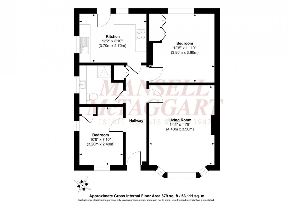 Floorplan for St. Wilfrids Road, Burgess Hill, RH15