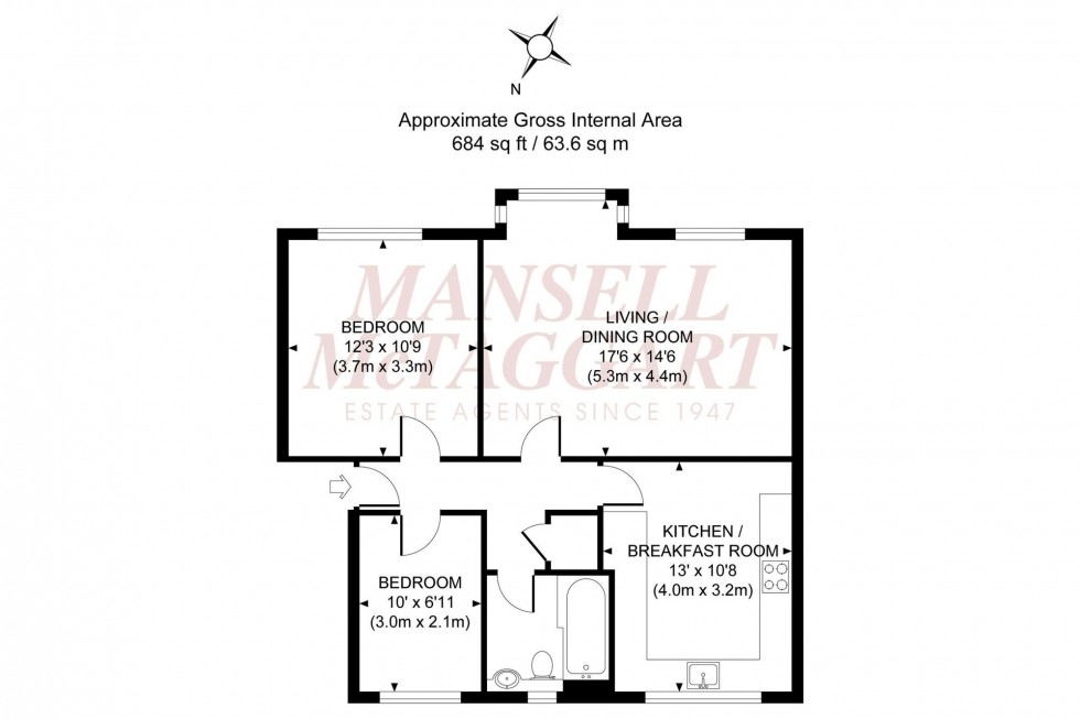 Floorplan for Kings Way, Scrase Lodge Kings Way, RH15