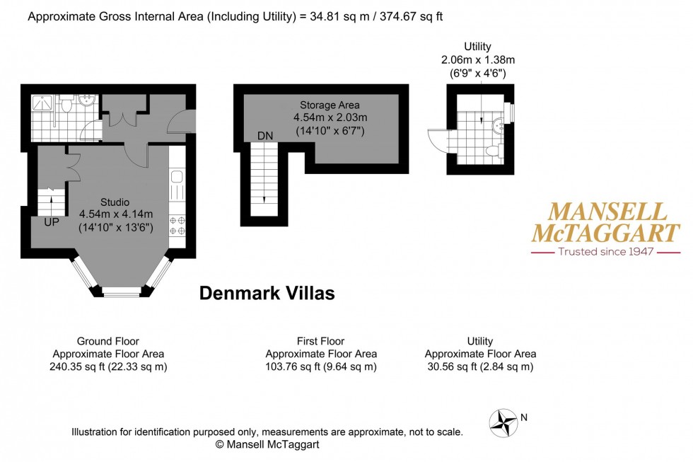 Floorplan for Denmark Villas, Hove, BN3