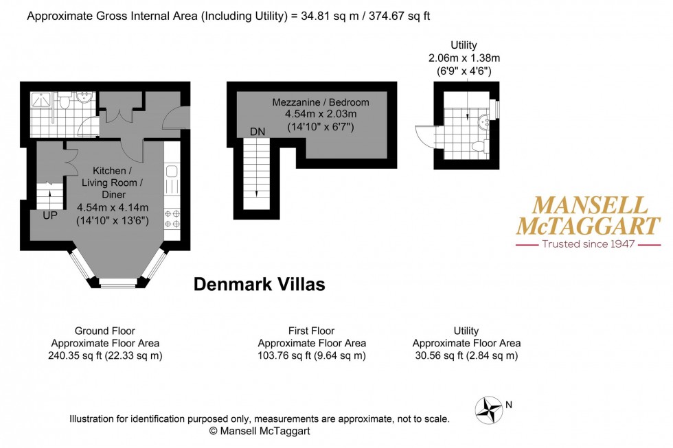 Floorplan for Denmark Villas, Hove, BN3