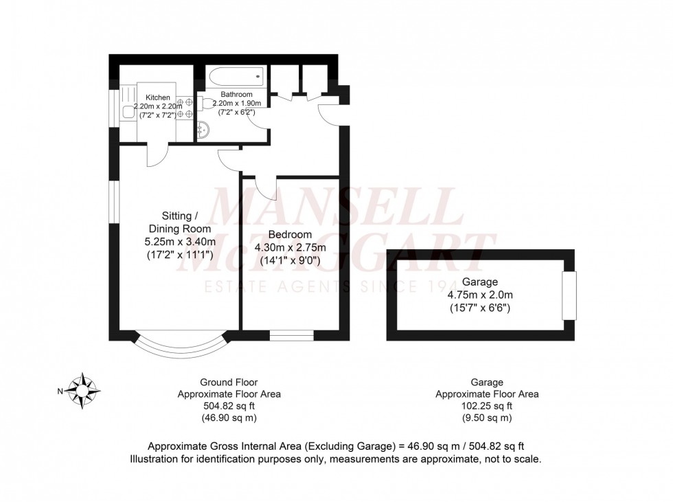 Floorplan for Rusper Road, Horsham, RH12