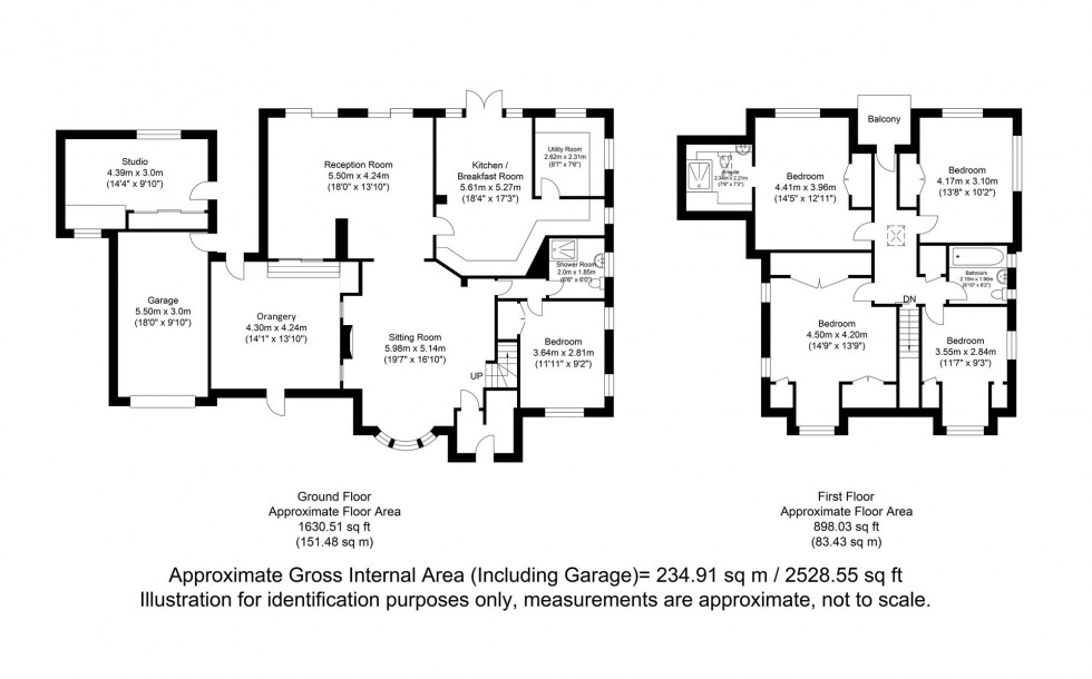 Floorplan for King Henrys Road, Lewes, BN7