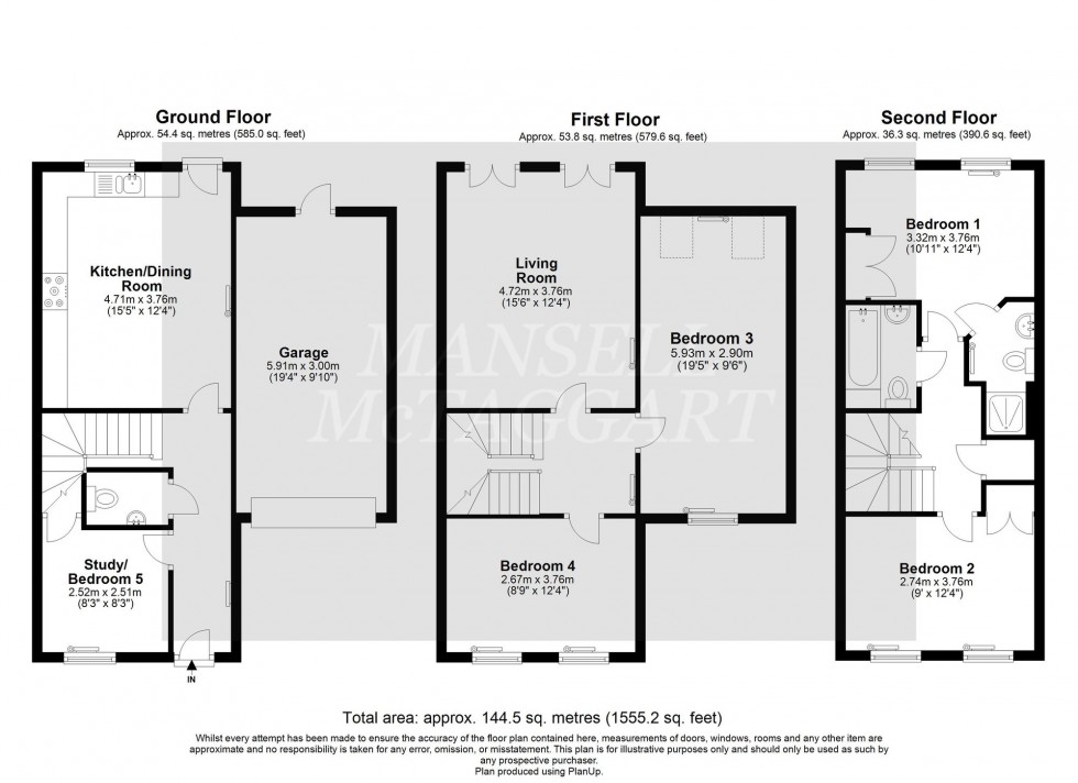 Floorplan for Oakhill Chase, Crawley, RH10