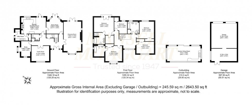 Floorplan for Mardens Hill, Crowborough, TN6