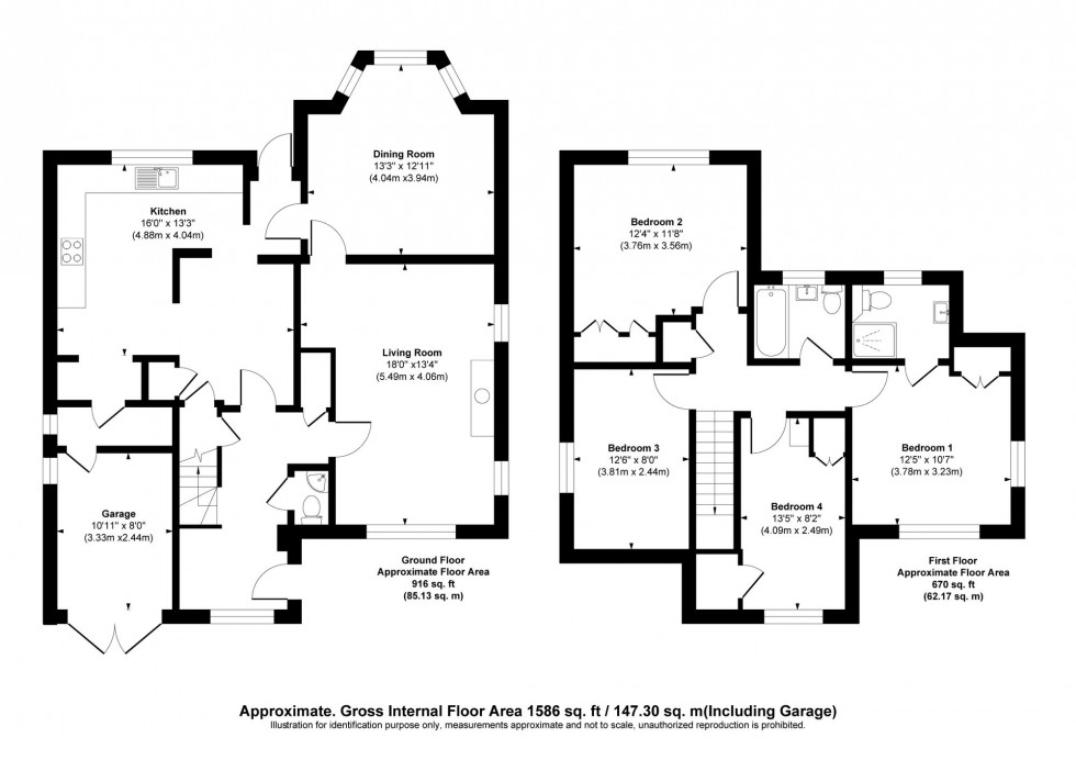 Floorplan for Turners Mill Road, Haywards Heath, RH16