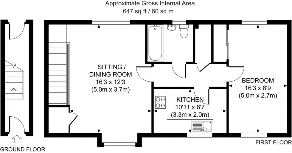 Floorplan for Brick Lane, Cuckfield, RH17