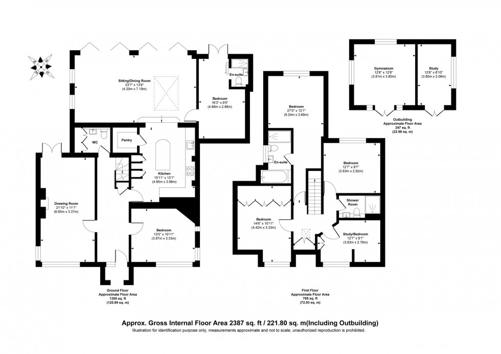 Floorplan for Lucastes Avenue, Haywards Heath, RH16