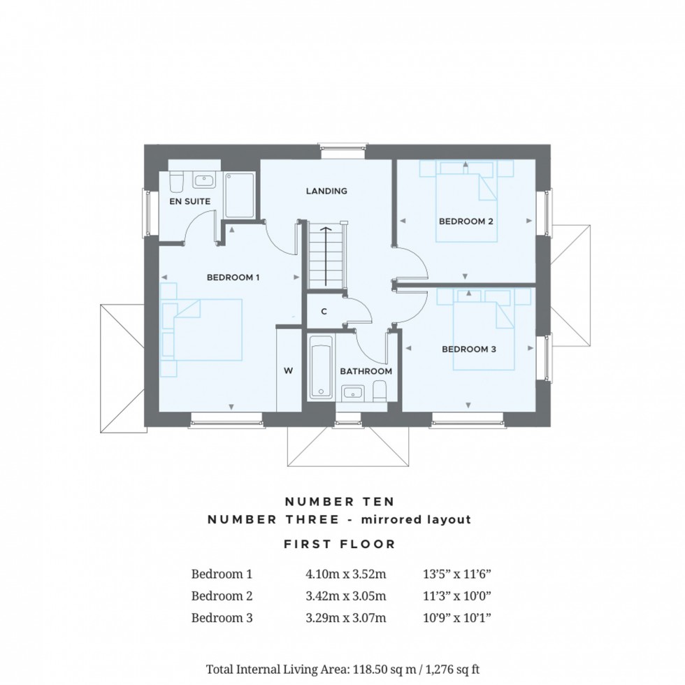 Floorplan for Kiln Wood Lane, Wivelsfield Green, RH17