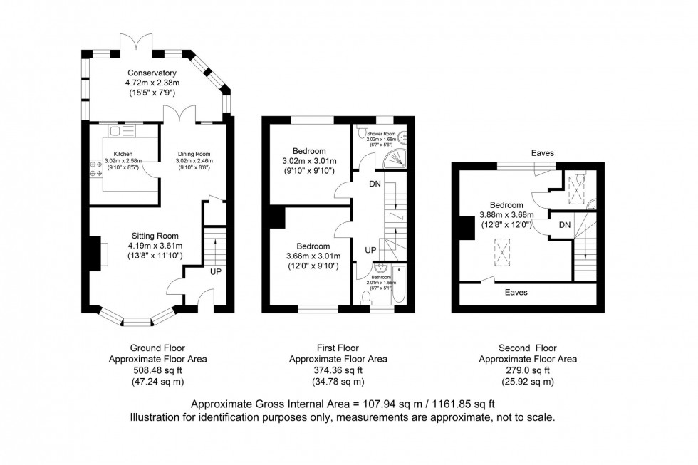 Floorplan for Wellhouse Place, Lewes, BN7