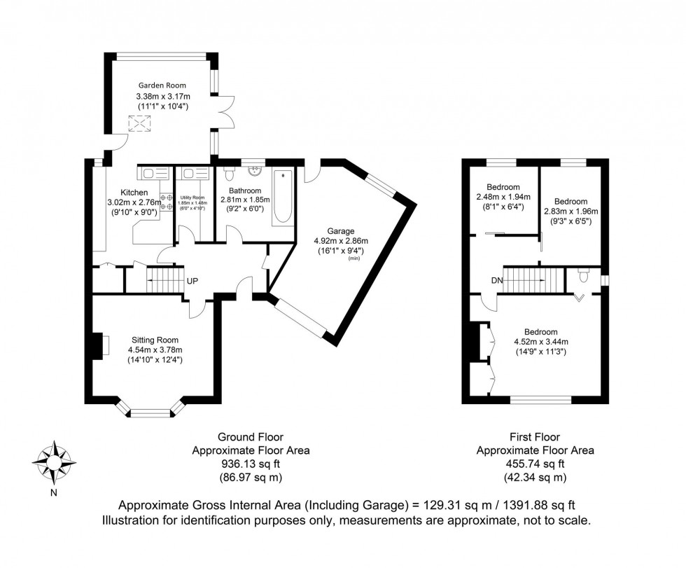 Floorplan for Mount Harry Road, Lewes, BN7