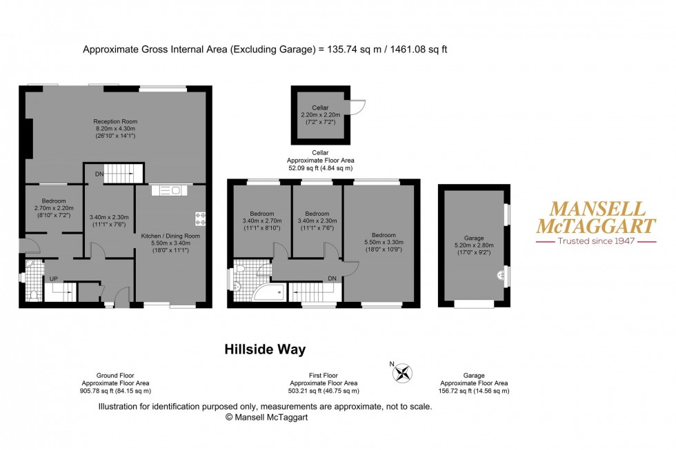 Floorplan for Hillside Way, Withdean, BN1