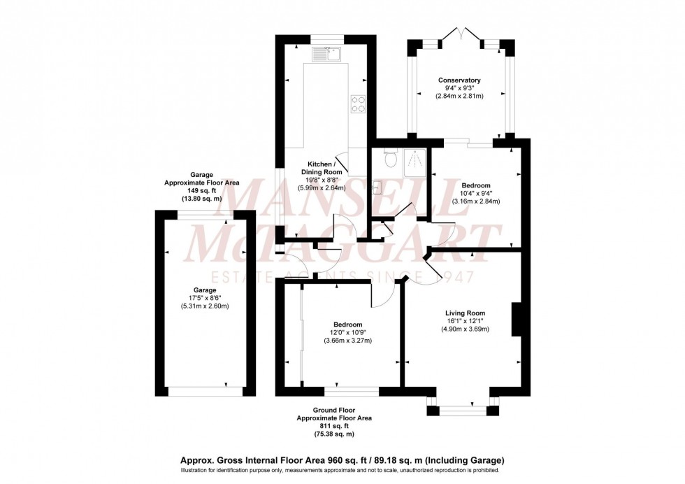 Floorplan for Woodcrest Road, Burgess Hill, RH15