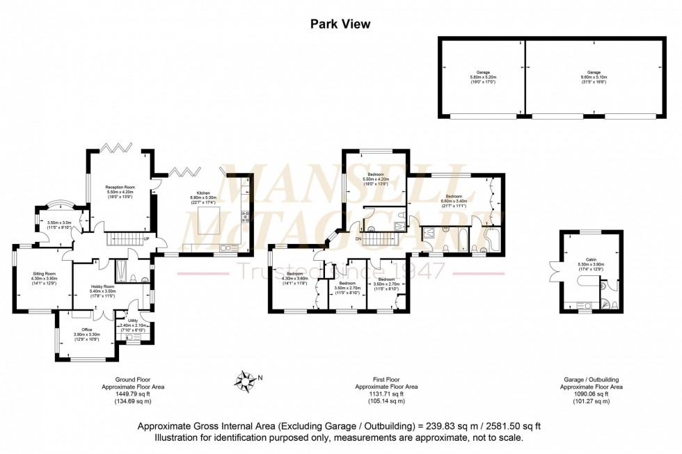 Floorplan for Park View, Buxted, TN22