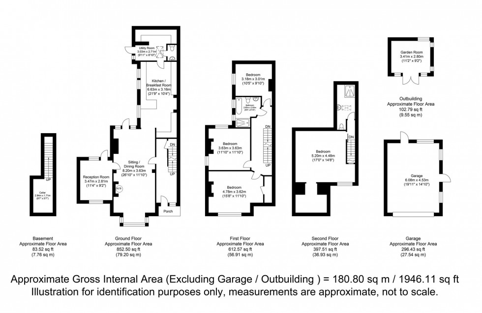 Floorplan for The Avenue, Lewes, BN7