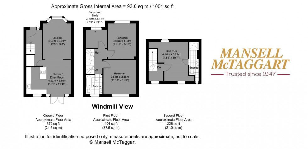 Floorplan for Sheridan Terrace, Hove, BN3