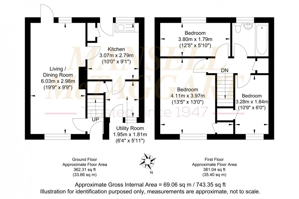 Floorplan for Martyrs Avenue, Crawley, RH11