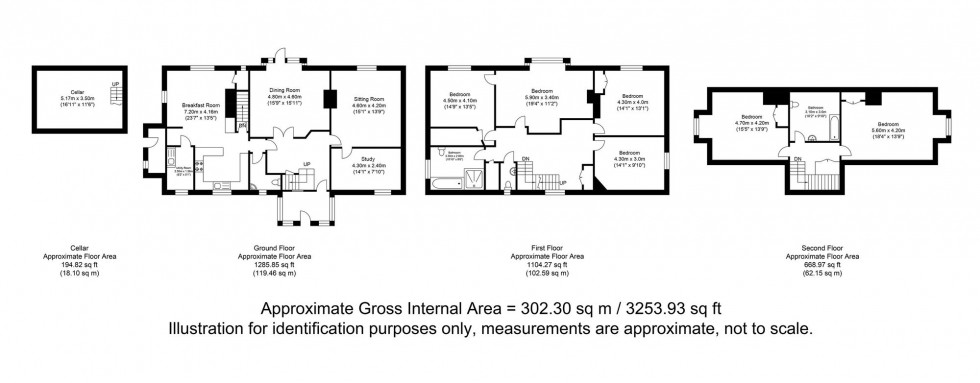 Floorplan for Queens Road, Crowborough, TN6