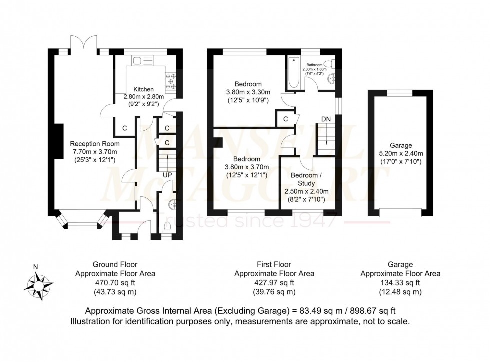 Floorplan for Oldaker Road, Newick, BN8