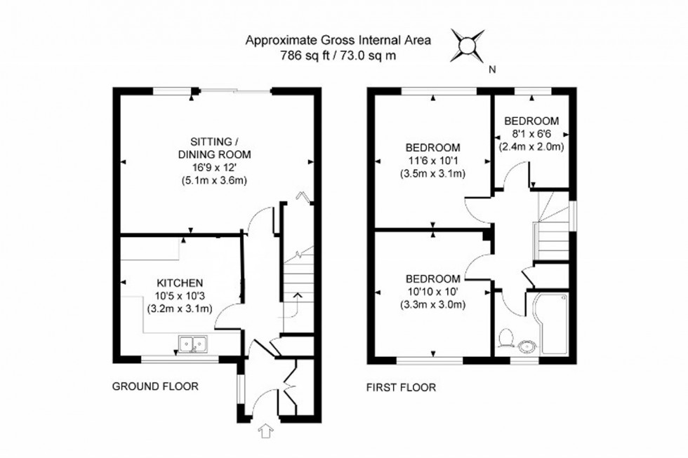 Floorplan for Pasture Hill Road, Haywards Heath, RH16