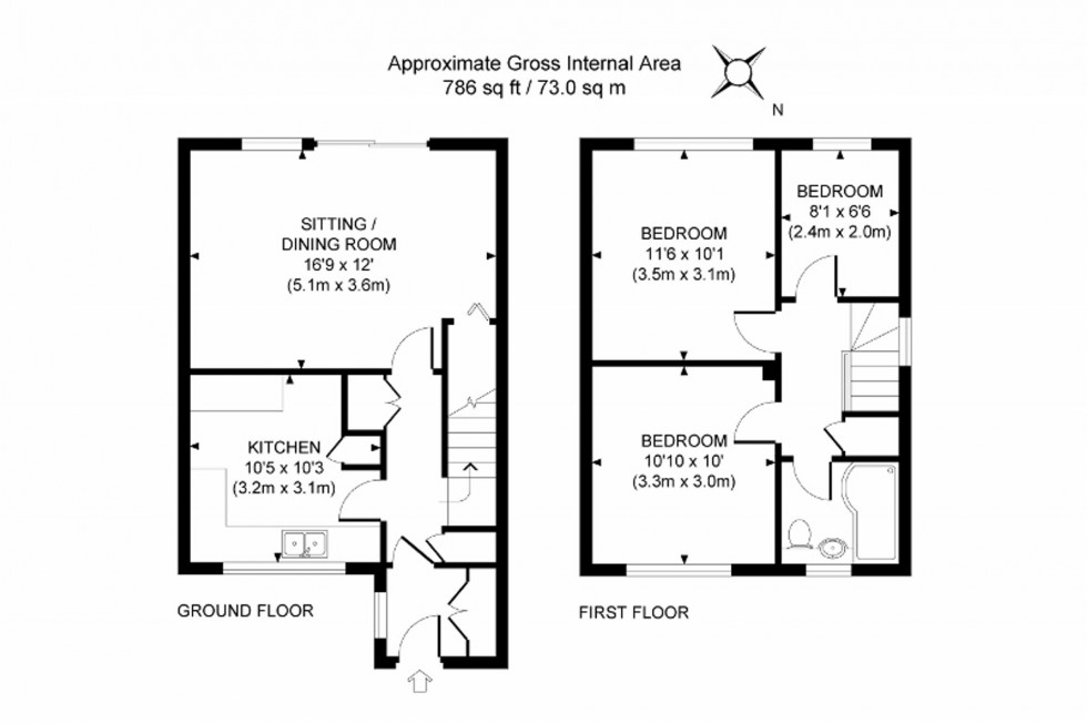 Floorplan for Pasture Hill Road, Haywards Heath, RH16