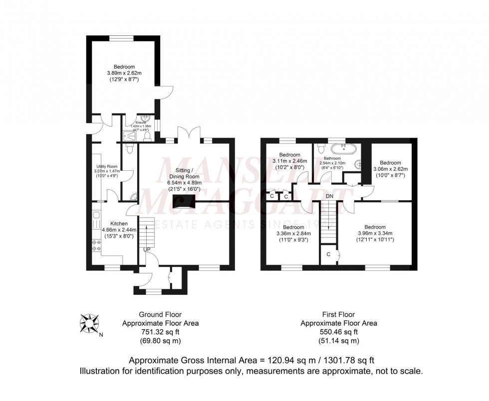 Floorplan for London Road, Crowborough, TN6