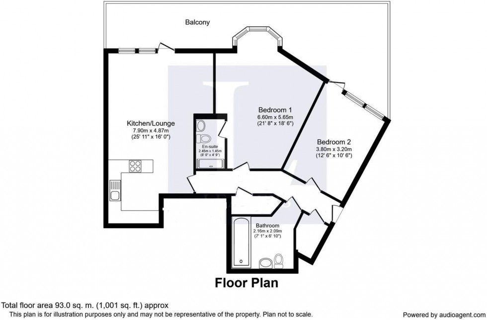 Floorplan for Sussex Road, Sussex Gate Sussex Road, RH16