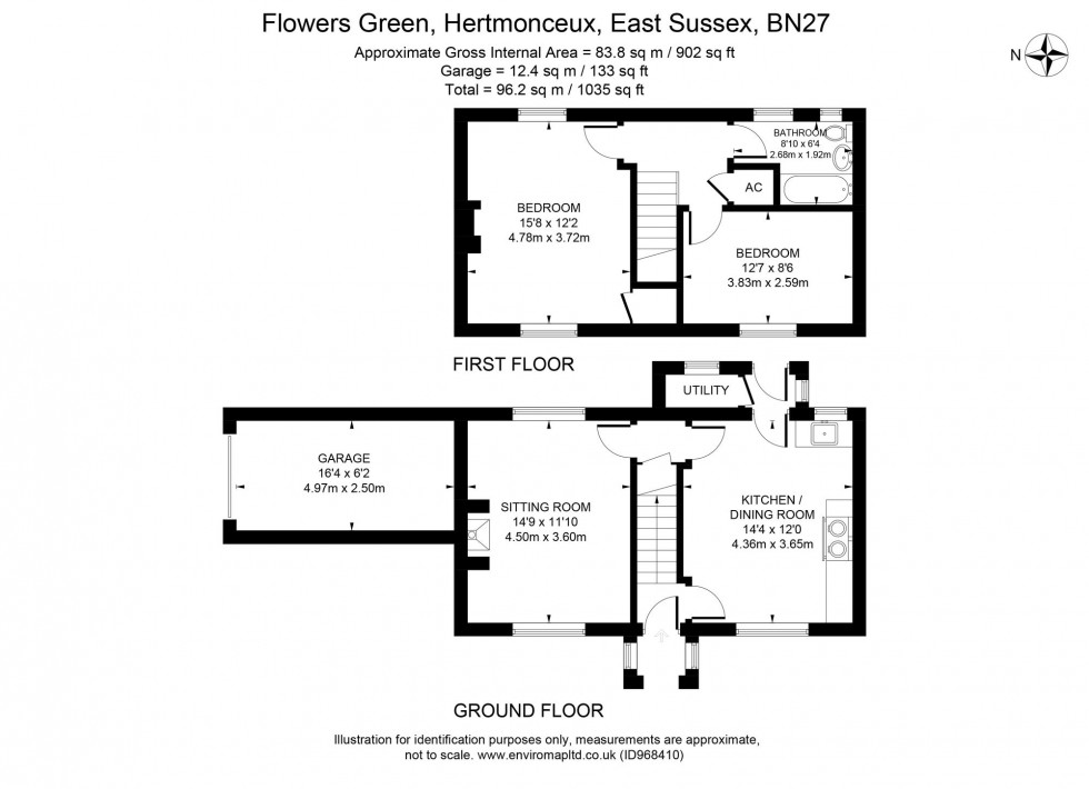 Floorplan for Church Road, Herstmonceux, BN27