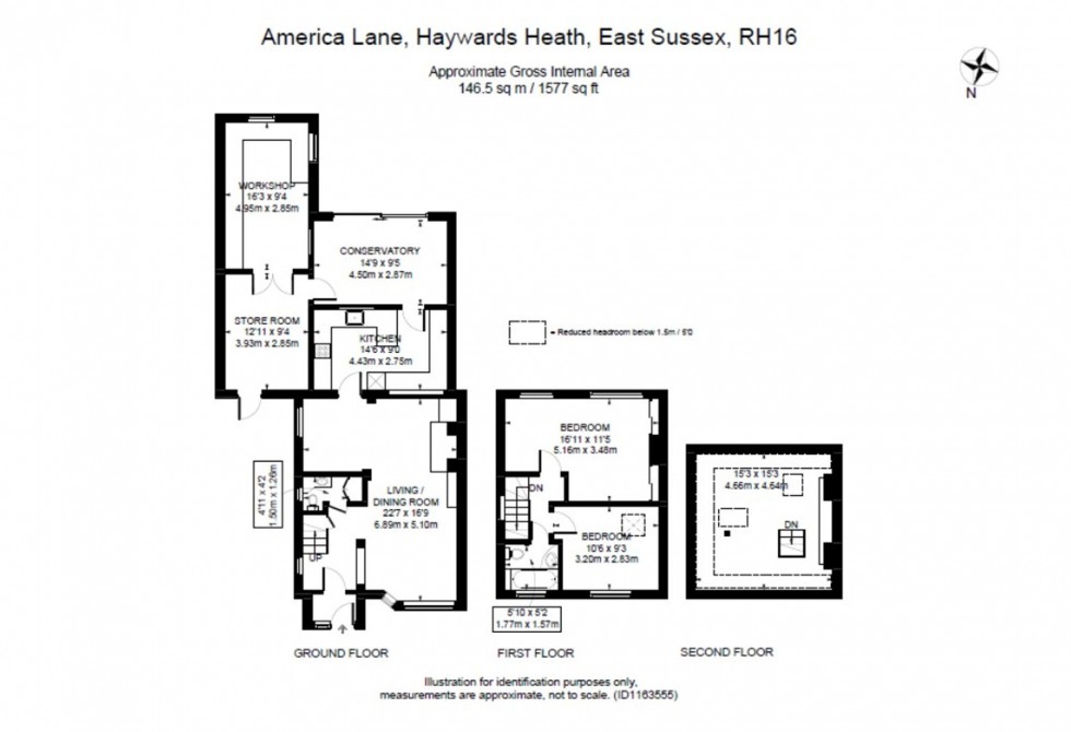 Floorplan for America Lane, Haywards Heath, RH16