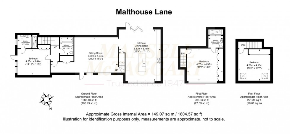 Floorplan for Malthouse Lane, Horley, RH6