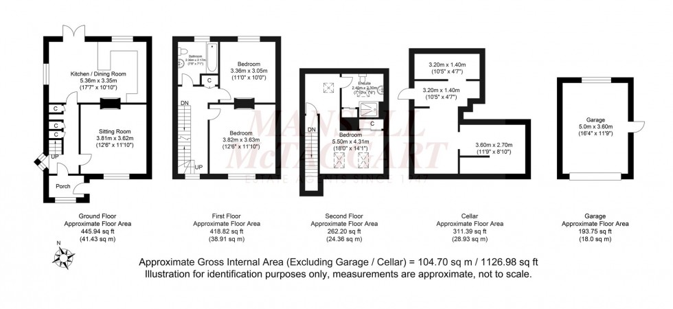 Floorplan for Fairview Lane, Crowborough, TN6