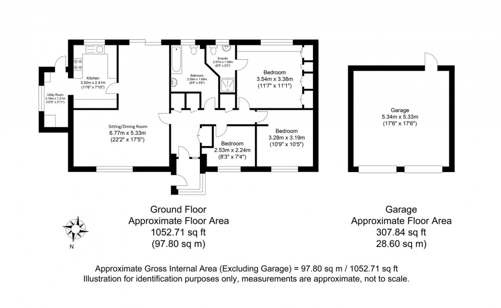 Floorplan for Greenacres Drive, Ringmer, BN8