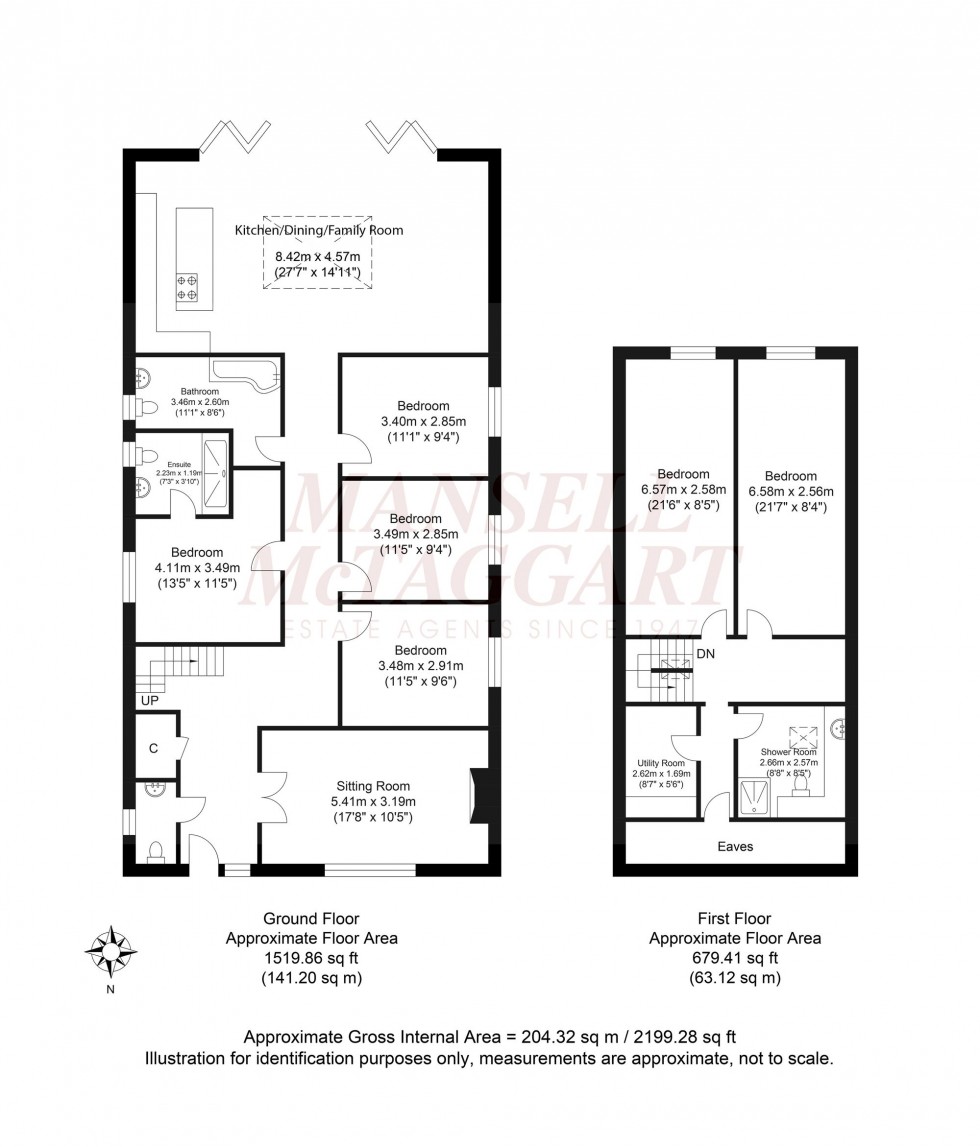 Floorplan for Rosemary Lane, Horley, RH6