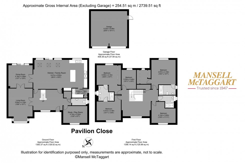 Floorplan for Pavilion Close, Thakeham, RH20