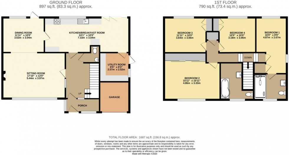 Floorplan for Summerhill Lane, Lindfield, RH16