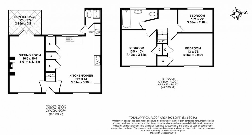 Floorplan for Setfords Field, South Chailey, BN8