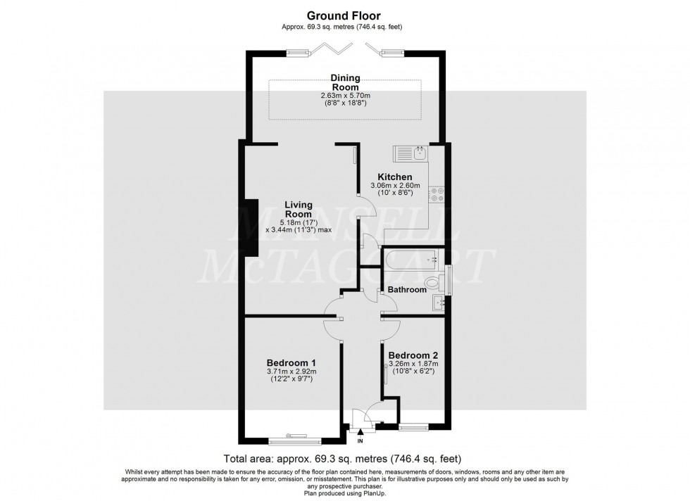 Floorplan for Heathfield, Crawley, RH10