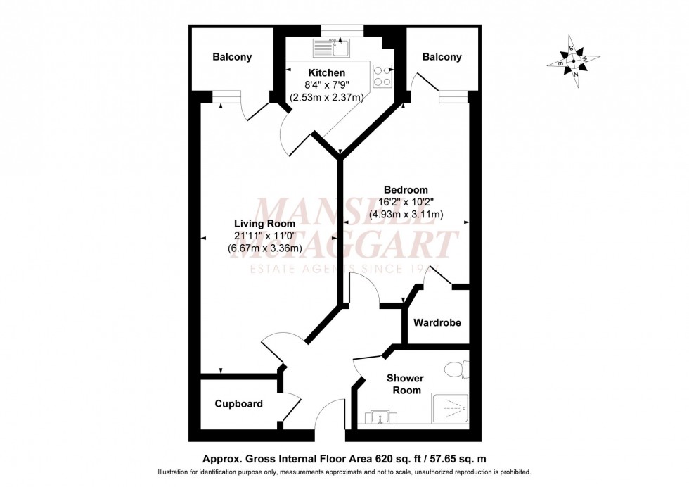 Floorplan for The Brow, Corbett Court The Brow, RH15