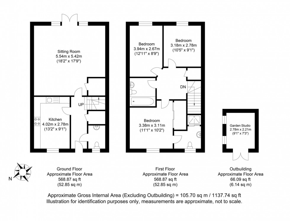 Floorplan for Danforth Way, Ringmer, BN8