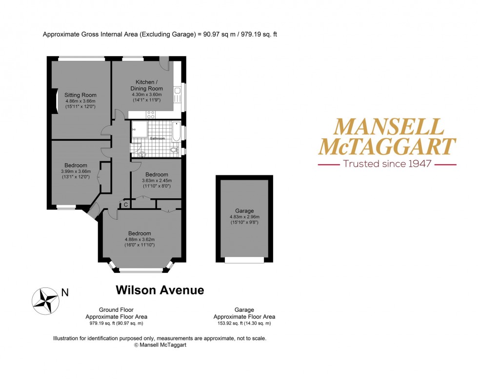 Floorplan for Wilson Avenue, Brighton, BN2