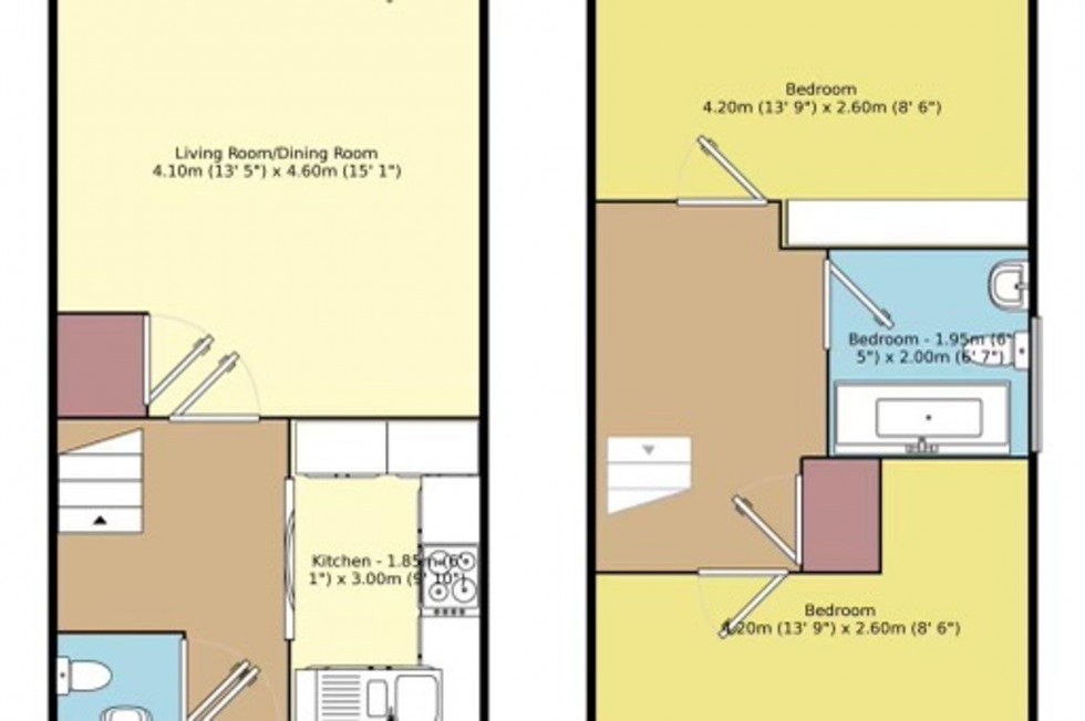 Floorplan for Rochmans Way, Crowborough, TN6