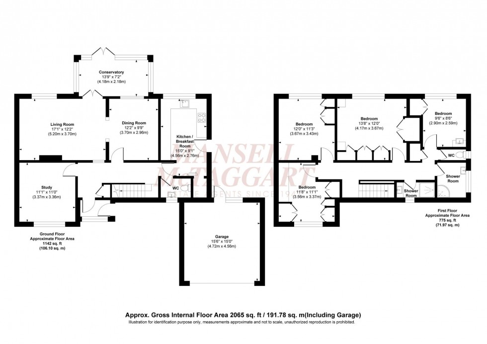 Floorplan for Wykeham Way, Burgess Hill, RH15