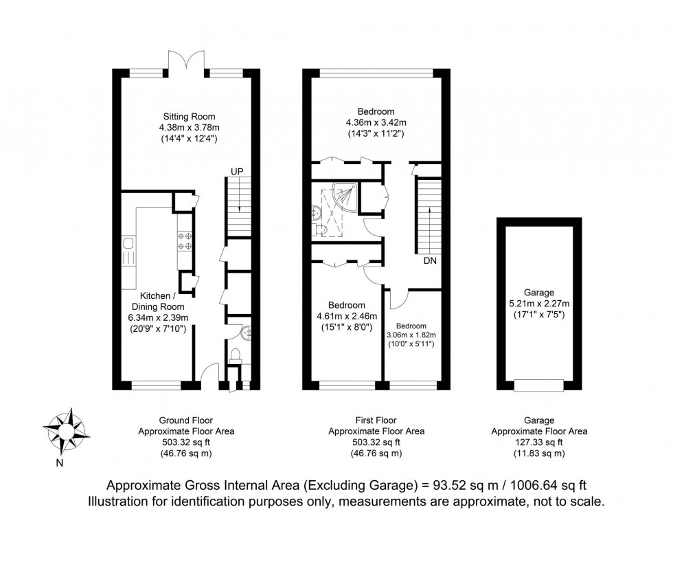 Floorplan for Barons Walk, Lewes, BN7