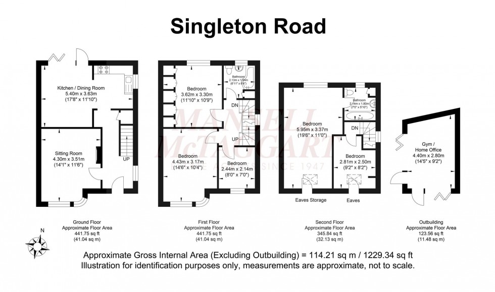 Floorplan for Singleton Road, Brighton, BN1