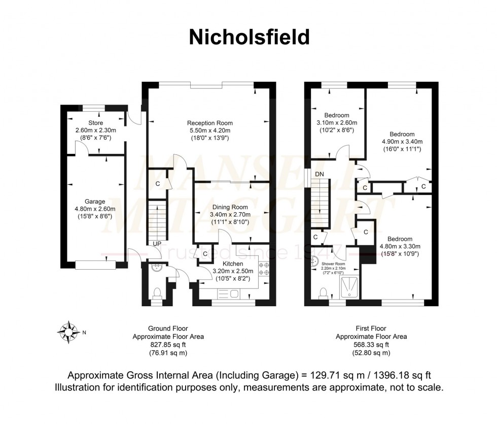 Floorplan for Nicholsfield, Loxwood, RH14