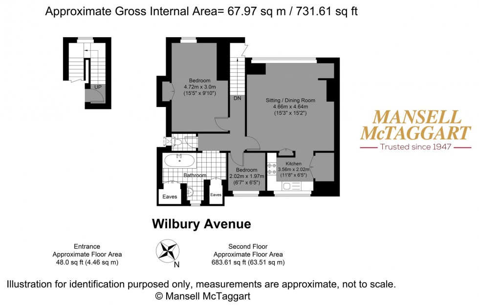 Floorplan for Wilbury Avenue, Hove, BN3