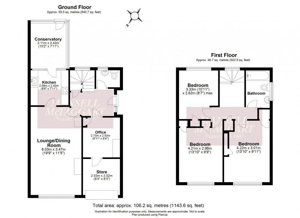 Floorplan for The Rough, Newick, BN8