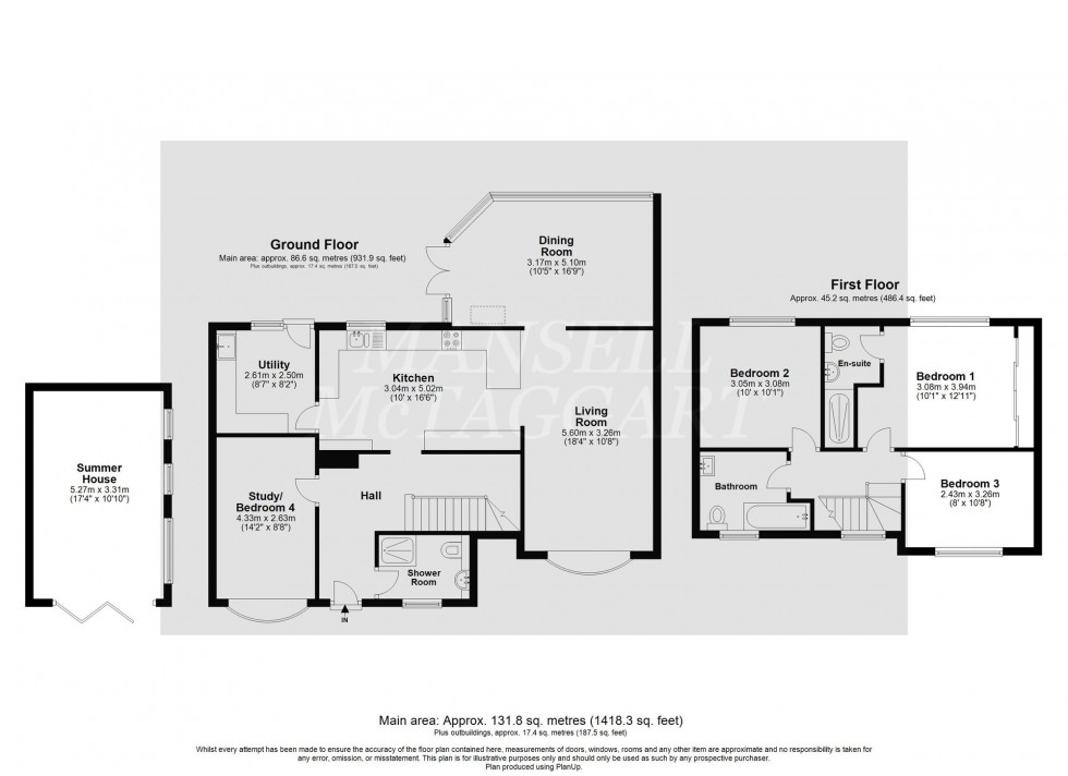 Floorplan for Burlands, Crawley, RH11