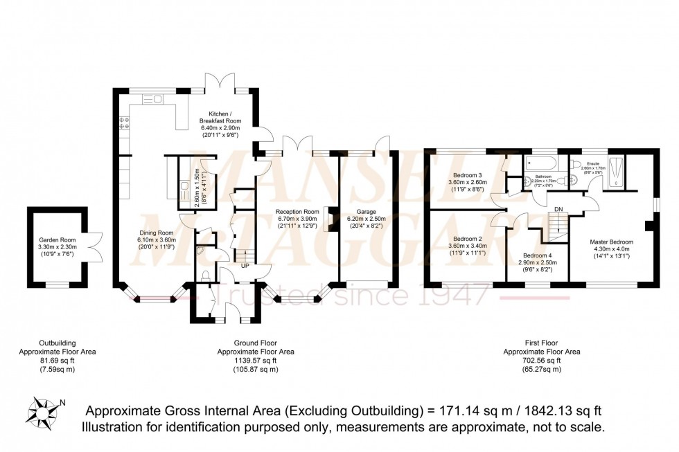 Floorplan for Paynters Way, Newick, BN8