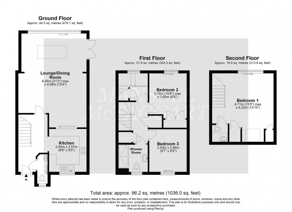 Floorplan for Boleyn Close, Maidenbower, RH10